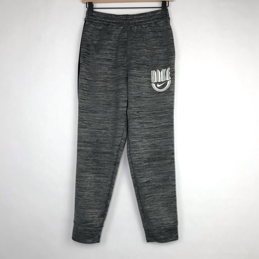 Nike Dri fit Boys Black & Gray Sweatpants